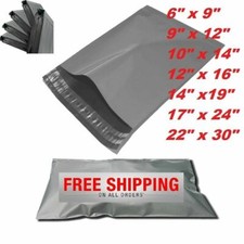 GREY Postal Post Bags Plastic Parcel Mailing Packing Postage Self Seal Packaging Bags price