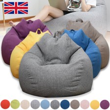 Large Bean Bag Chair Sofa Cover Lazy Lounger Storage Chair Covers No Filling UK Bean Bag Chair price