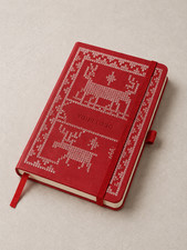 Personalised Red Embroidered Hardcover Notebook Journal Hardcover Notebook price