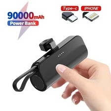 Portable Dual Connector For USB C & iPhone Mini Power Bank Charger Fast Charging Portable Charger - Power Bank price