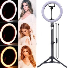 10inch LED Selfie Live Makeup Ring Light with 1.6Meter Tripod Stand Phone Holder Flashes price