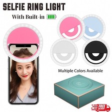 Mini Rechargeable 36 LED Camera Clip Makeup Smart Phone Selfie Ring Light Flashes price