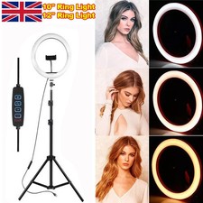 10"/12"  LED Selfie Ring Light with Tripod Stand Mobile Phone Holder Makeup Live Flashes price