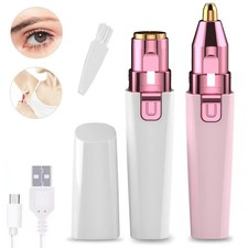 Electric Ladies Painless Face Facial Hair Remover Trimmer Removal Epilator 2 in1 Epilators price