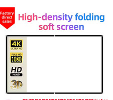 60"-150" Projector Screen HD Foldable Projection Curtain Outdoor Home Theater UK Projector Screen price