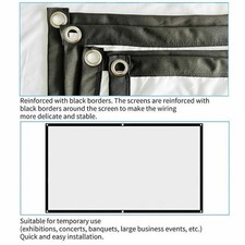 Portable Projector Screen 60"-150" HD Foldable for Home Theater & Outdoor Movies Projector Screen price