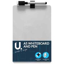A5 Whiteboard & Pen Notice Memo Mini Office White Board Eraser Dry A 5 Whiteboard price