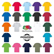 Fruit of the Loom Mens T Shirt Plain 100% Cotton Crew Tee Shirt Casual Top 61082 Men's T-shirt price