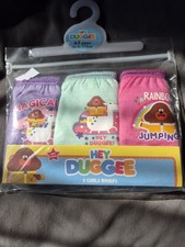 Hey Duggie x 3 Girls Knickers Age 4/5 New with Tags Girls' Underwear price