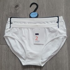 Marks and Spencer Girls 2 Pack Seamfree Knickers Colour White Age 15-16 Years Girls' Underwear price