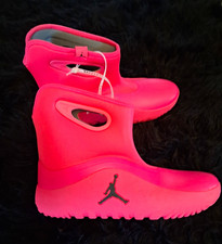 Jordan Pink Waterproof Rain Boots Youth Girls Size 3Y FB9918-601 Unisex Children's Boots price