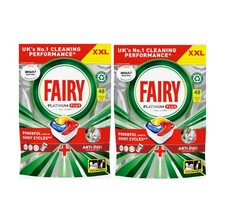 Fairy Platinum Plus Dishwasher Tablets Lemon 2 Packs 96 Tablets Total Dishwashers price