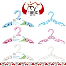Baby Toddler Children Kids Clothes Hangers Coat Trouser Plastic Space Saver Slim Baby Clothes Hanger price