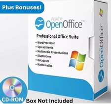 Open Office for Windows CD -Word Processing Home Student Business Office Software price