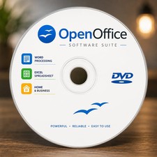 Open Office Software Suite - Word Processing Excel Home Business DVD Office Software price