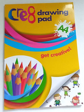 Cre8 Kids A4 Drawing Pad – 50 Sheets | 70gsm White Paper | Art & Craft Pad Drawing Pad price