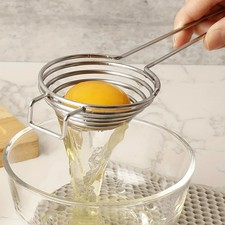Egg Separator Stainless Steel Long Handle Egg White Yolk Divider Filter Divider & Separator price