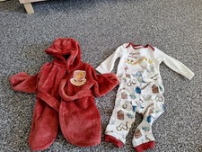 Harry Potter Pajamas PJS Set Top, Bottom And Dressing Gown Grifindor 6-9 Months Baby Dressing Gown price