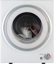 Cookology Table Top Tumble Dryer 2.5kg Mini Vented Dryer - White CMVD25WH Tumble Dryers price