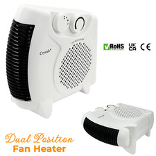 2 in 1 Fan Heater 2KW 2000W Small Portable Electric Hot Warm Air Upright Flatbed Heaters price