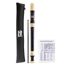Descant Recorder in Black & Ivory by Mad About - Soprano School Recorder Recorder price