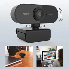 Full HD 1080P Webcam USB AutoFocus Web Camera With Microphone For PC Laptop UK Web Cameras price