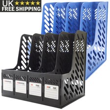 4in1 Desktop Magazine Holders Office File Shelf Desk Rack Plastic Desk Organiser Document Rack price