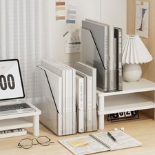 Desktop File Folder Book Magazine Holder Document Paper Vertical Storage Rack UK Document Rack price