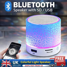 Mini Bluetooth Speaker LED Wireless Extra Bass MicroSD UK Portable Stereo Sound Bluetooth Speaker price