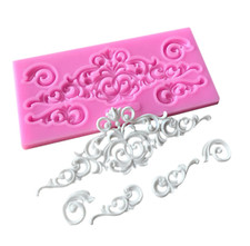 Relief Baroque Silicone Fondant Mould Vintage Cake Sugar Paste Icing Mold DIY Relief Paste price