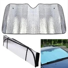 Large Windscreen Sun Shade Car Van Double Sided Aluminium UV Protect 130x60 Sunshade price