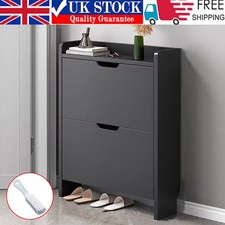 2 Drawer Shoe Rack Shoes Storage Cabinet Wooden Cupboard Organiser Holder Stand Shoe Cabinet price