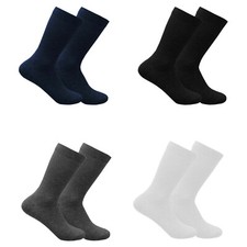 Kids Boys Girls Plain Socks Childrens Everyday Use Cotton Rich School Uniform Boys' Socks price