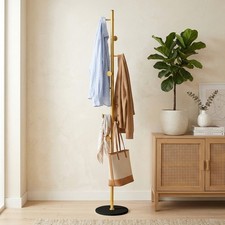 Freestanding Metal Coat Rack with Marble Base, 8 Hooks Hall Tree Coat Stand Hall Tree price