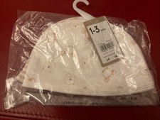 Mothercare Pack of 2 Cotton Baby Hats 1-3 Months New with Tags Baby Hat price