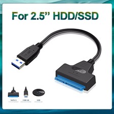 USB 3.0 To SATA 22 Pin 2.5" Hard Disk Drive SSD Adapter Connector Lead Cable Disk Cable price