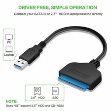 USB 3.0 To SATA 22 Pin 2.5 Inch Hard Disk Drive SSD Adapter Connector Lead Cable Disk Cable price