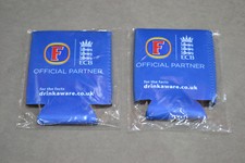 2x Fosters Neoprene Can Bottle Holder Drink Beer Insulator Cooler Sleeve New Two Bottle Coolers price