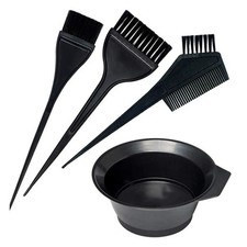 4Pcs Hair Dye Brush Set with Mixing Bowl Tint Comb Kit for Salon or Home Use. Brush price