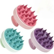 Hair Scalp Massager Brush Silicone Shampoo Massage Scrubber Shower Cleaning Tool Brush price