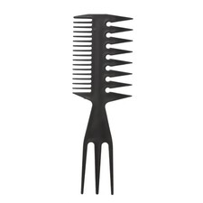3 in 1 Wide Tooth Hair Comb Anti Static Detangling Styling Brush for Men Wigs UK Brush price
