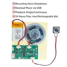 Rechargeable Recordable Sound Module Voice Recorder  Electronic Component Voice Recorders price