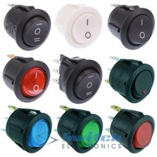 Round Circular Rocker Switch 20mm illuminated 12V 230V Switches price