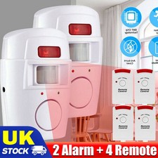 2SET Wireless Home Security Alarm System Infrared Motion Detector Alert 105db UK Security System Sets price