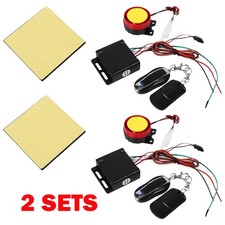 2 Sets 12V Universal Motorcycle Motorbike Scooter Security Alarm System Kits NEW Security System Sets price