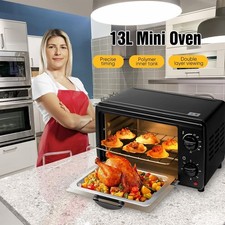 13L Electric Mini  Oven Grill Countertop Toaster Pizza Oven Temp Timer 800W Mini / Midi Ovens price
