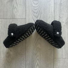 Crocs Black Faux Fur Lined Girls Slippers Closed Toe Ankle US C12 MPN 210856 Girls' Slippers price