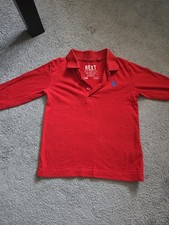 Baby boy Next red polo shirt features blue embroidered dinosaur 12-18 months Baby Shirt price