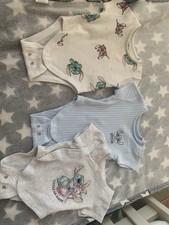 Stitch Short Sleeved Vest 0-3 Months Primark Baby Neutral Baby Undershirt price