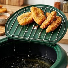 Deep Fryer Pot with Thermometer 3.5L 304 Stainless Steel Tempura Fryer Pan Fryers price